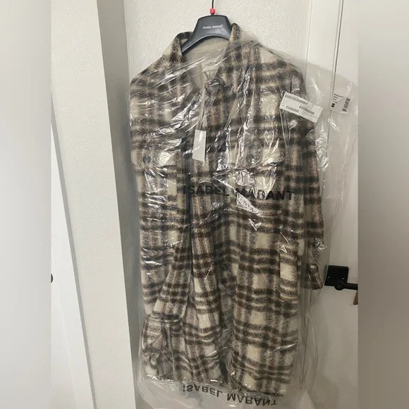 Isabel Marant ÉtoileIsabel Marant Étoile Check Pattern Shirt Coat